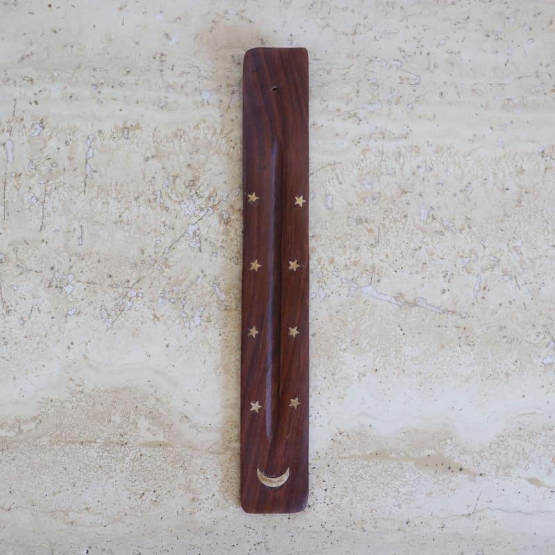 Porte-encens Lune en bois