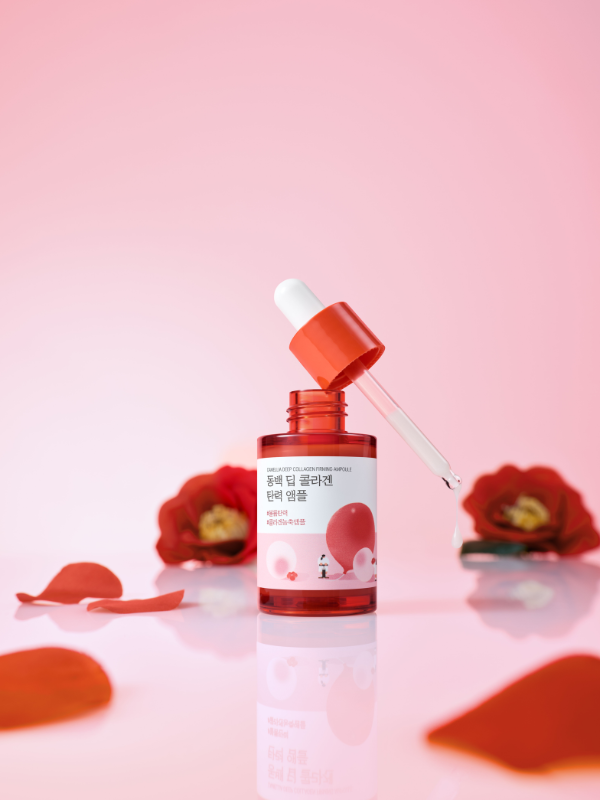 Ampoule Raffermissante au Collagène Profond Camellia de Round Lab 30 ml