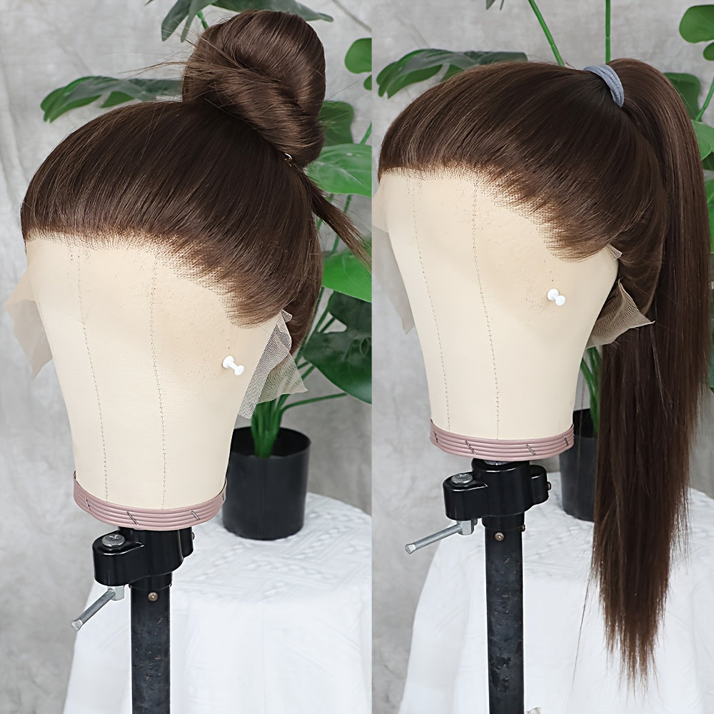 Luxe 28" Straight Synthetic Lace Front Wig-0