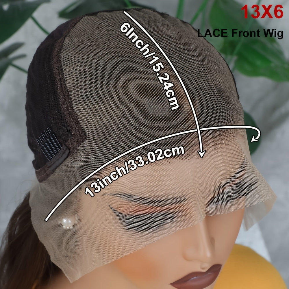 Luxe 28" Straight Synthetic Lace Front Wig-1