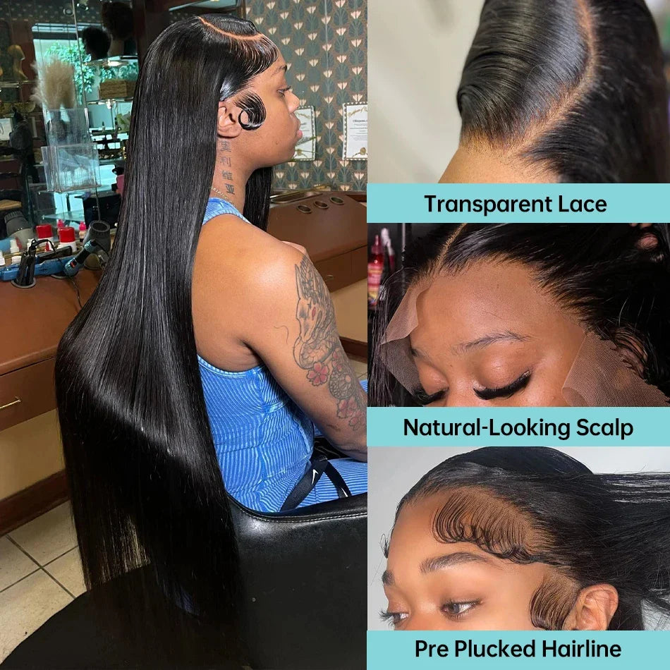 Wiggogo 30 Inch HD Lace Frontal Wig