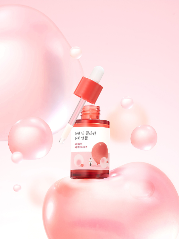 Ampoule Raffermissante au Collagène Profond Camellia de Round Lab 30 ml