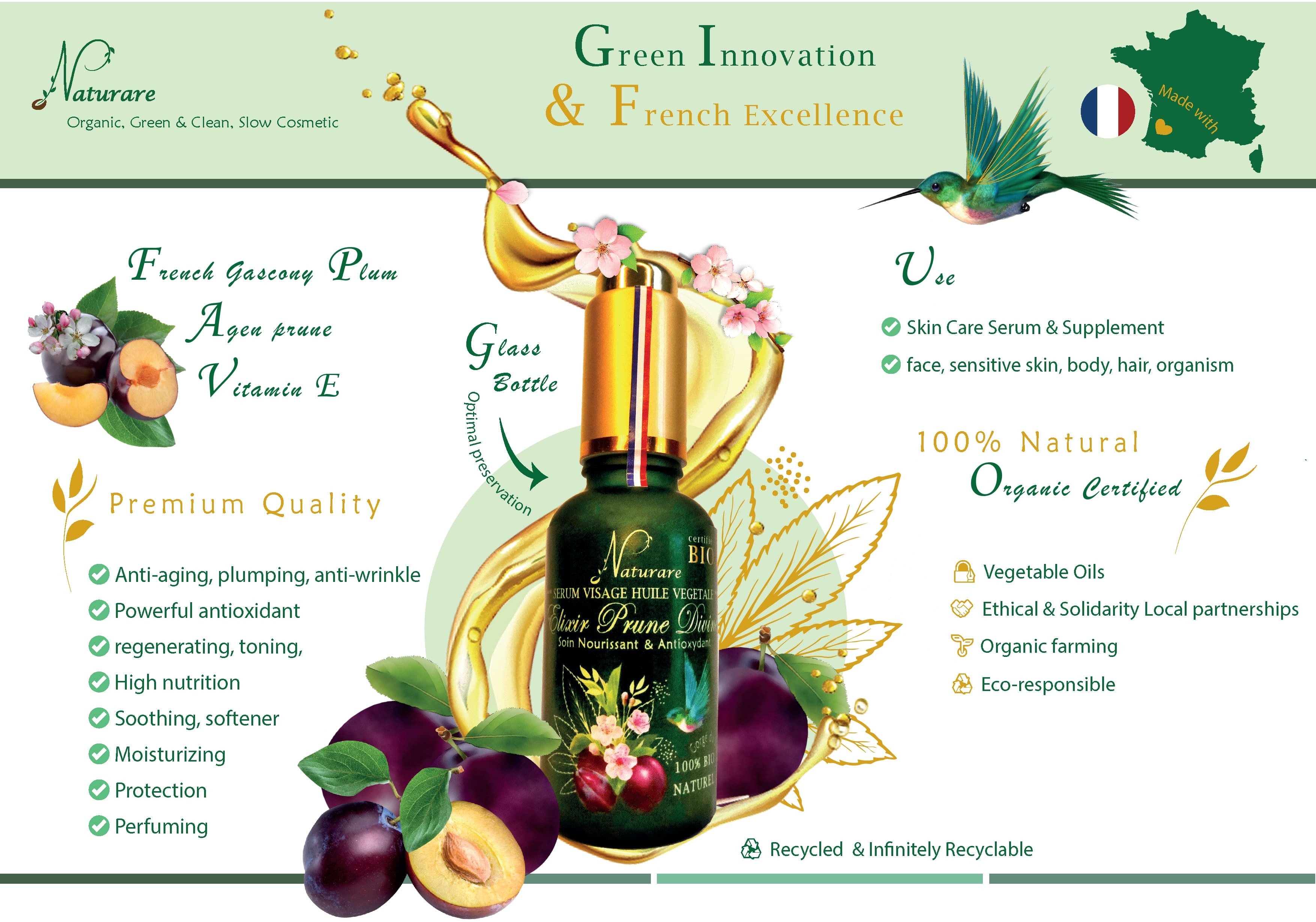 VEGETAL RADIANCE DUO PACK - Elixir Serum Vegetable Oil Food Supplement