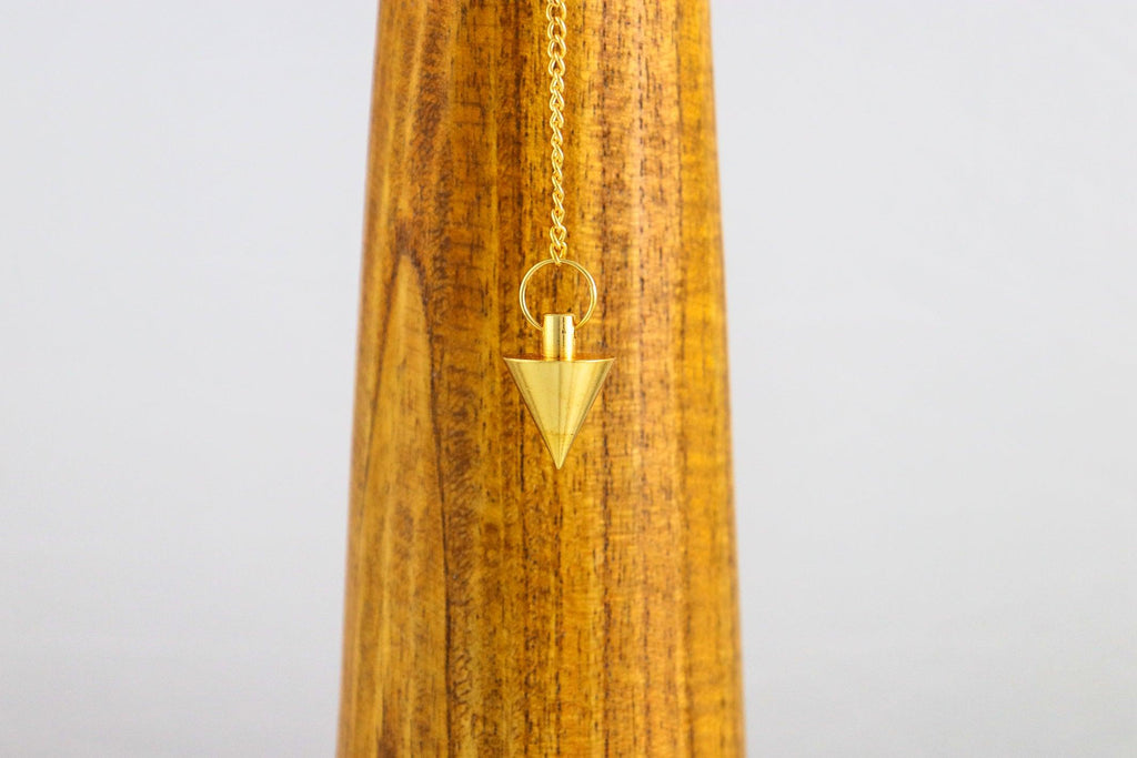 Pendule Cône - Laiton doré