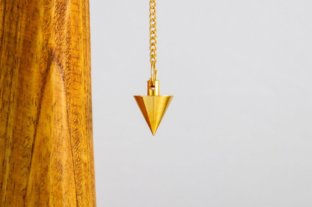Pendule Cône - Laiton doré